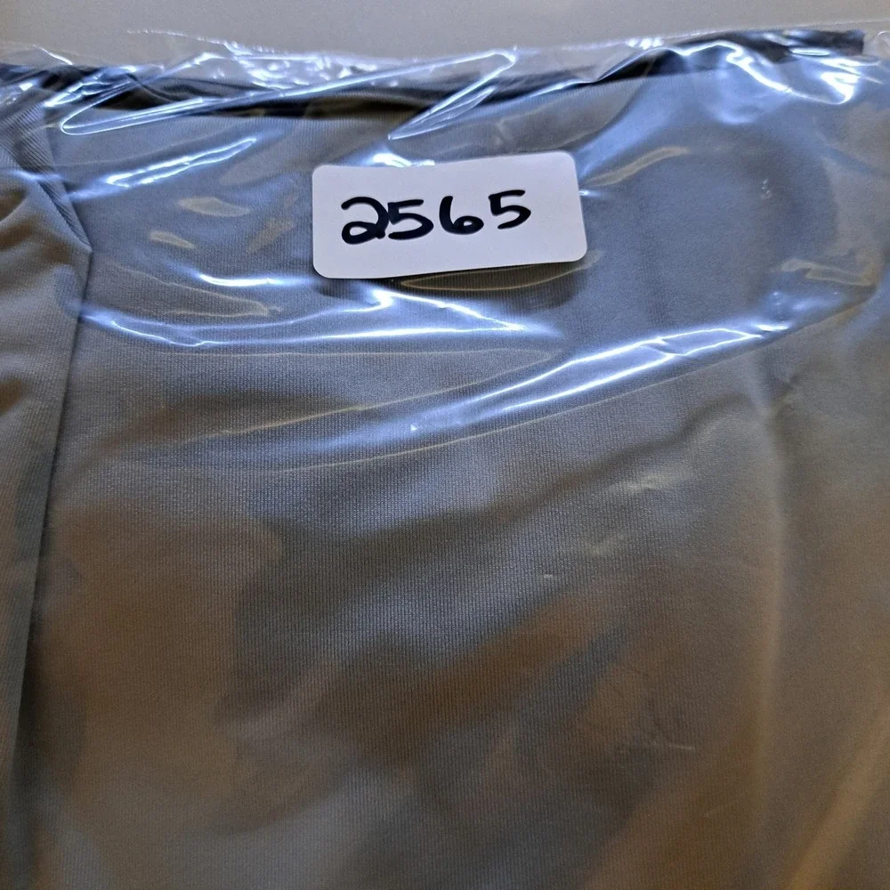 Nike Golf Tour‎ Performance Dri-Fit Polo Shirt Men's XXL Blue Gray Striped Short